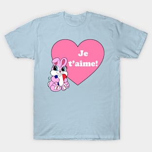 "Je T'aime!" Bunny (French) T-Shirt